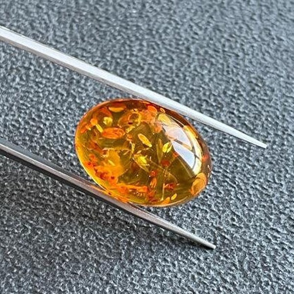 Synthetic Amber Oval Cabochon, Loose Gemstone, Orange Amber Gemstone , Amber 8x10mm to 30x40mm For Jewelry Making