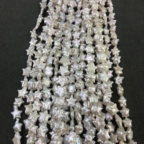 Superior Quality Natural Pearl, Star Shape, Freshwater Pearls with Highly Polished, Smooth, Shiny Surface for shops Jewelry Making 10-11mm
