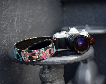 iMo Fucky Skull camera strap suits for DSLR / SLR with quick release buckles