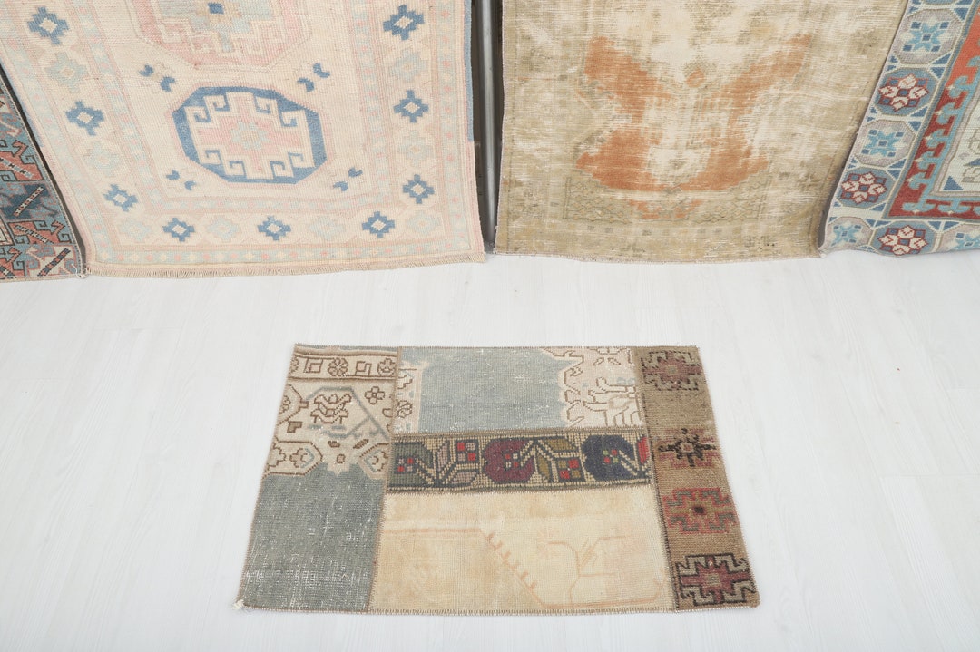 2x3, Door Mat Vintage, Door Mat Turkish, Turkish Rug, Vintage Rug, Mini