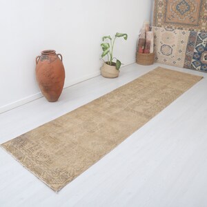 3x12 Runner, Vintage Runner 3x12, Turkish Runner, Oushak Runner,Turkish Runner Rug,Turkish Rug,Oushak Runner Rug,Hallway Rug,Runner Rug,6753