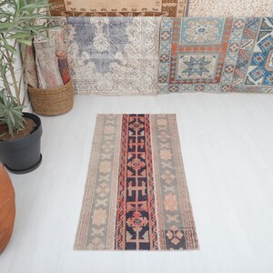 Home Decor Rug, Home Rug, Boho Rug ,Area Rug, Small Rug,Turkish Rug,2x5 Rug,Anatolian Rug,2x5 Oushak Rug,2x5 Vintage Rug,Handwoven Rug,16281