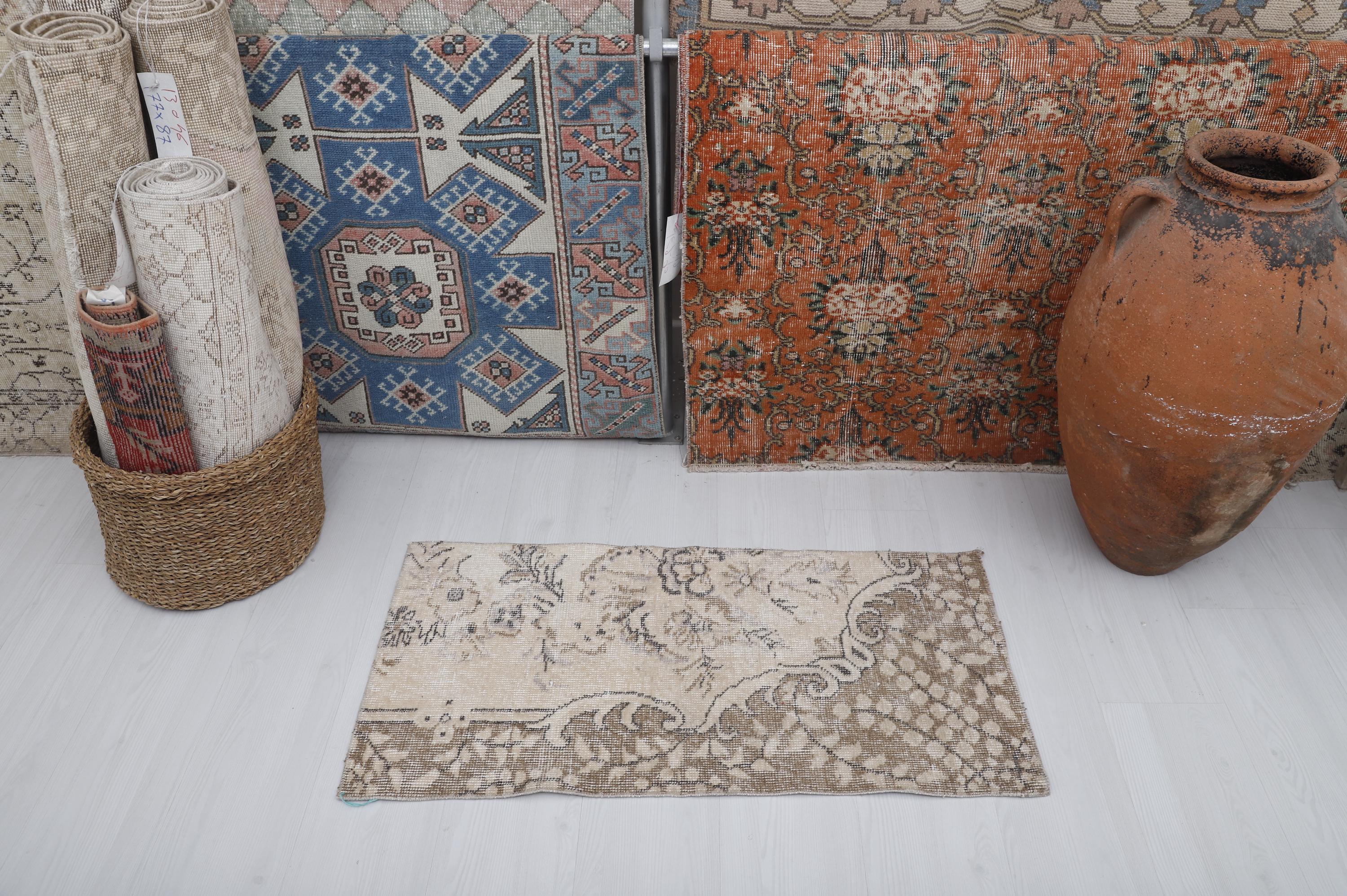 Vintage Turkish Wool Door Mat Rug - 3.3 X 1.7 Ft - Etsy