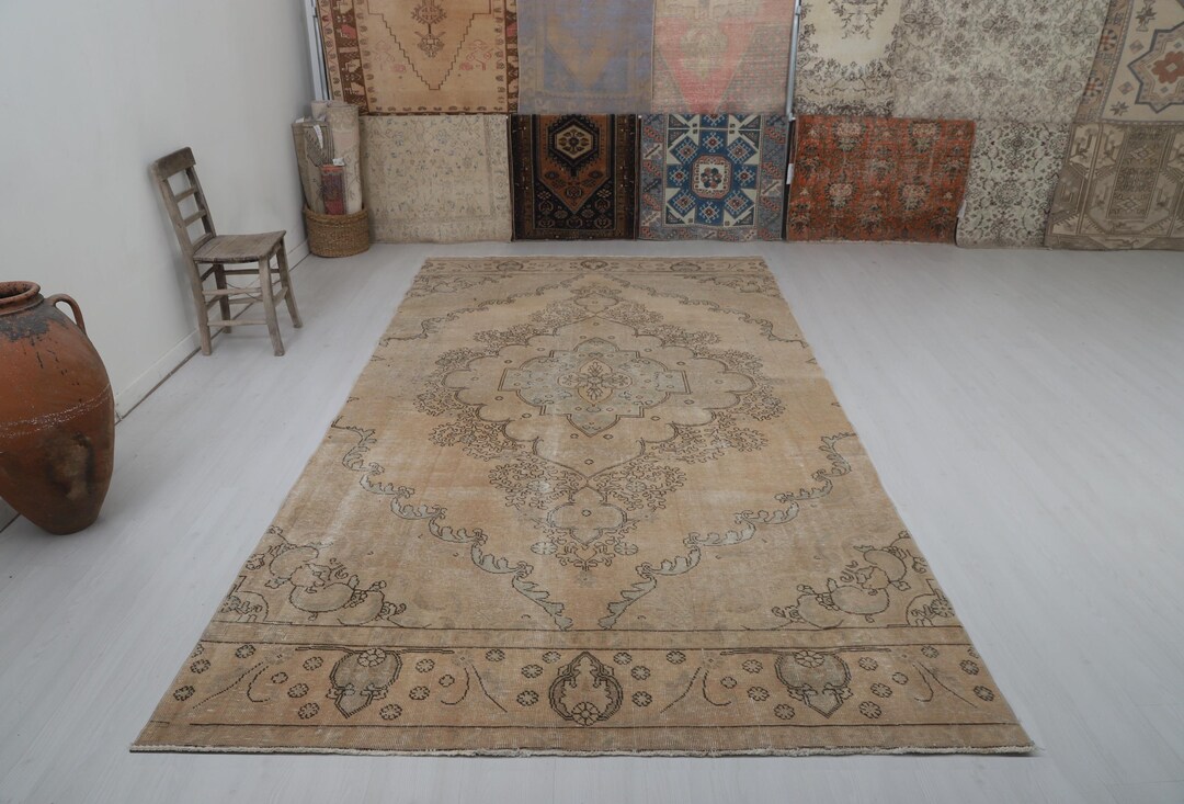 7x12 Rug Oversize Anatolian Wool Rug, 7x12 Vintage Turkish Carpet - Etsy