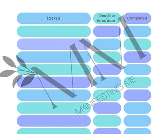 Blue To Do List