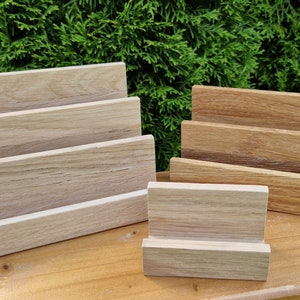 Briefhalter /  Flyerhalter / Visitenkartenhalter aus Holz