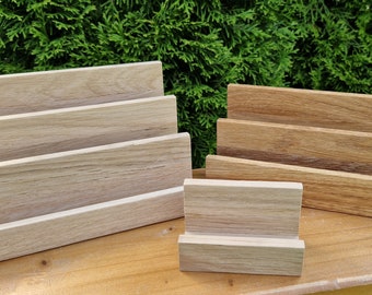 Wooden letter holder / flyer holder / business card holder