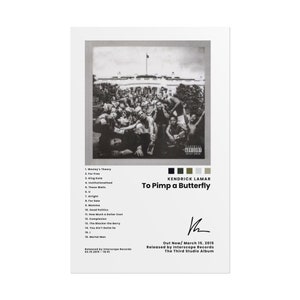 Kendrick Lamar to Pimp A Butterfly light Poster - Etsy