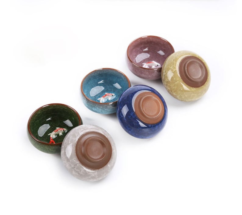 Original Japanese Ceramic Tea Cups Set Etsy