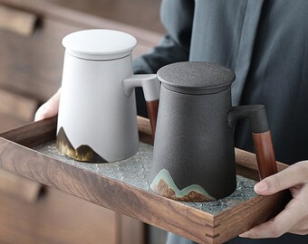 Taza de té con filtro de Infusor de pescado para el hogar y la Oficina, tazas  de té con Infusor de pescado, accesorios de cocina, 250ml, taza de cristal