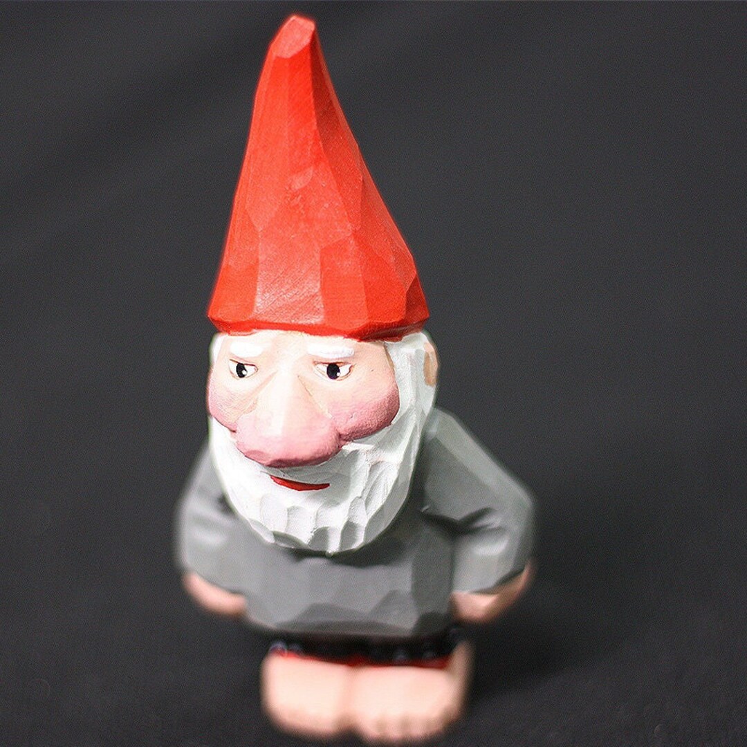 Hand Carved Gnomes/garden Gnomes Etsy