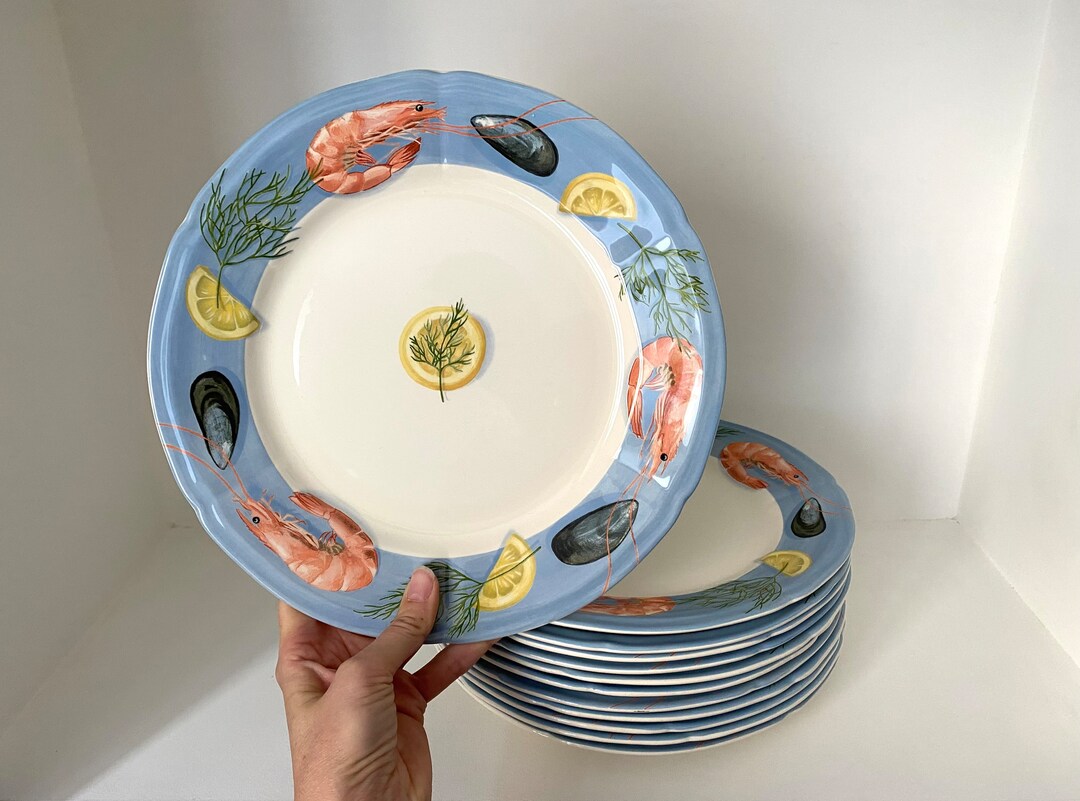 French Large Dinner Plate by GIEN belleile Etsy