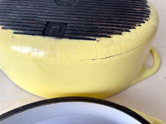 Cocotte en fonte émaillé rouge le creuset c vintage en ance | Clasf