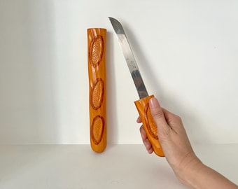 フランス製 パン切ナイフの通販 楽天市場】chic 刄幅3cm 約33cm アンティーク　パンナイフ 調理器具
