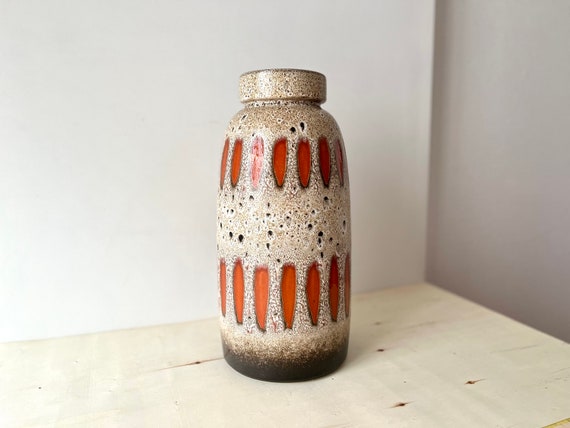 1970s Scheurich fatlava XXXL W.Germany 花瓶・フラワースタンド