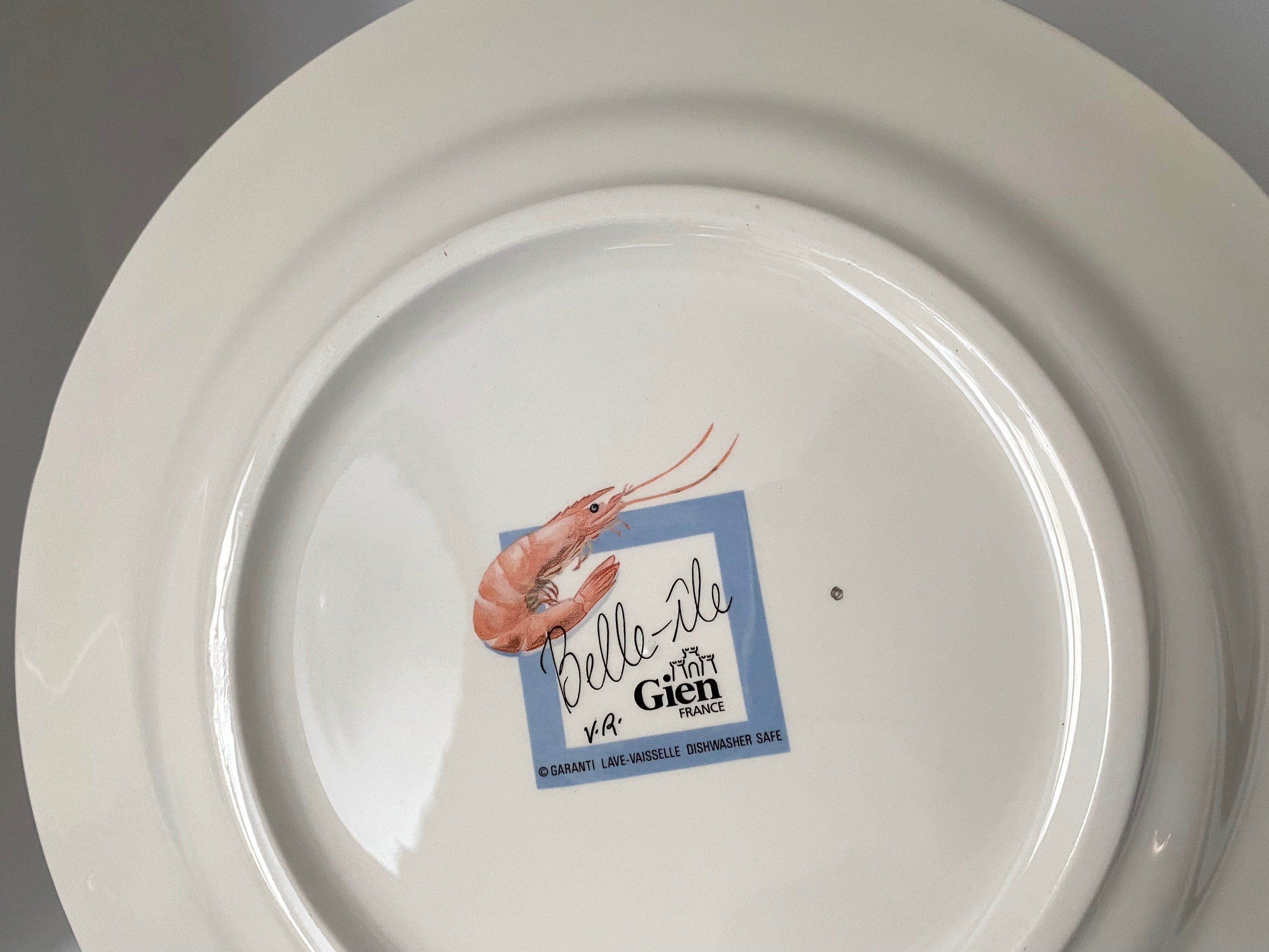 French Large Dinner Plate by GIEN belleile Etsy