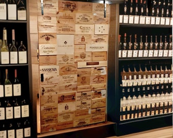 More than 2 square meters of wooden wine panels, wooden vinyl, interior decoration, solid wood, rustic furniture