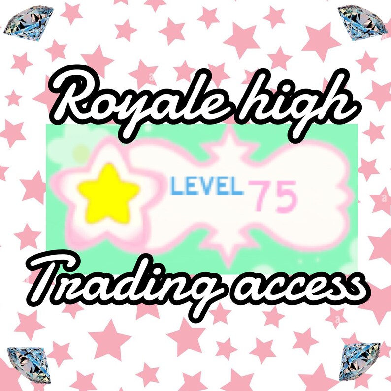 Royale High Level 75 Account trading Access With Details Etsy UK