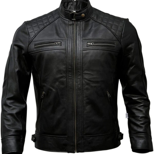Mens Leather Jacket - Etsy