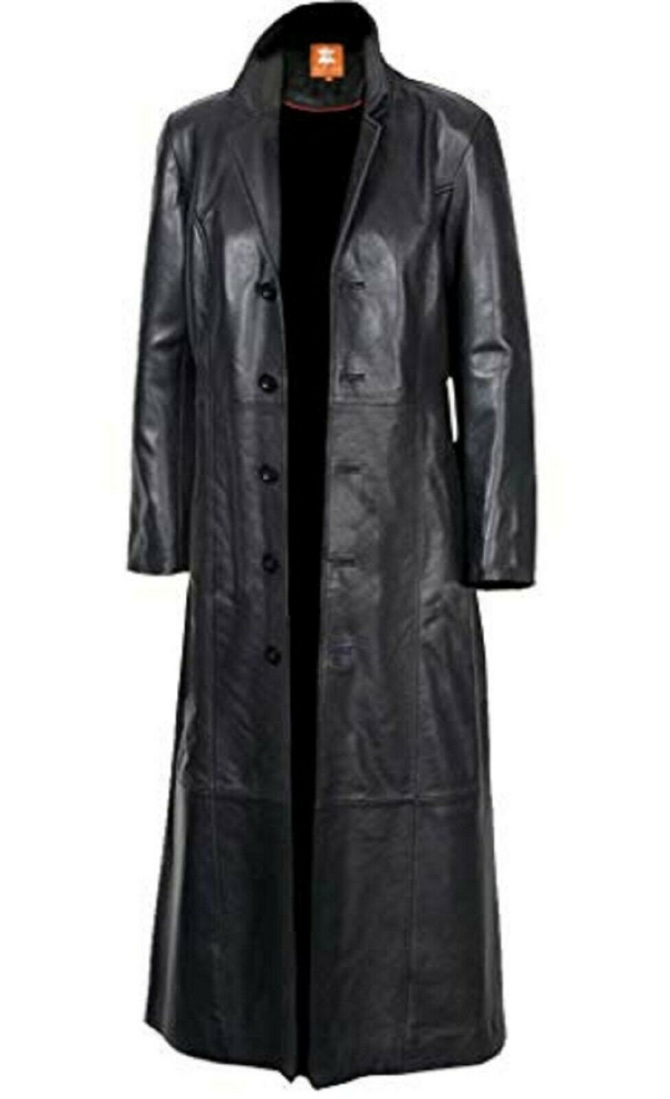 Genuine Handmade Men's Lambskin Black Real Leather Trench - Etsy