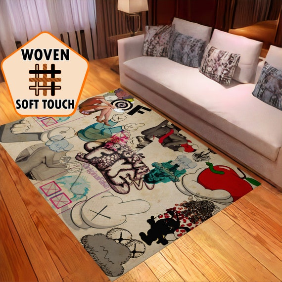 Kaws Rug Hypebeast Rug Kaws Figure Sneaker Rug Kaws Print Etsy UK