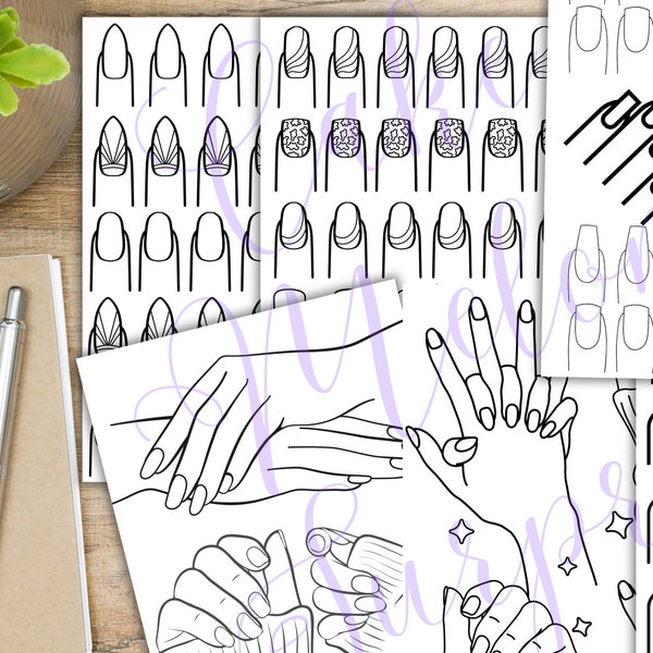 Nail Polish Poster - Etsy