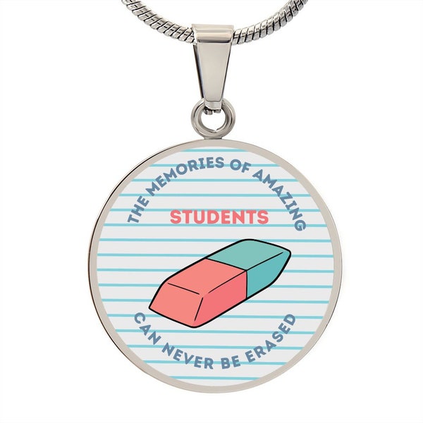 Eraser Necklace Etsy