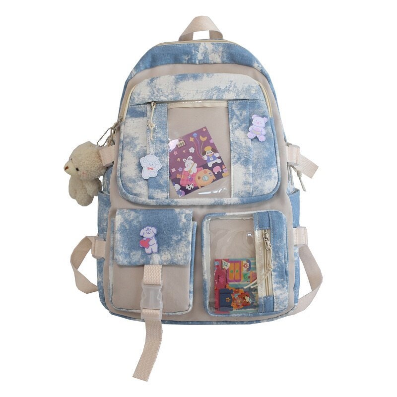 Kawaii Backpack School Bag Large Capacity Backpack Daily - Etsy
