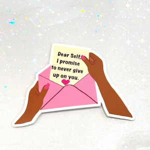 Note to Self Sticker | Black Girl
