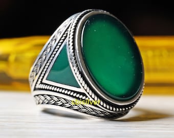 トルコ製ハンドメイドジュエリー 925スターリングシルバー エメラルド