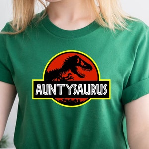 AuntySaurus Shirt, AuntySaurus Rex T-Shirt, Funny Aunt Tee, Dinosaur Family Shirt, Funny Gift For Aunt