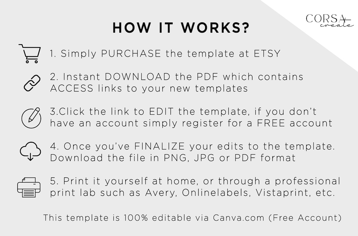 Printable Whipped Body Butter Label for Low Profile Jars Etsy