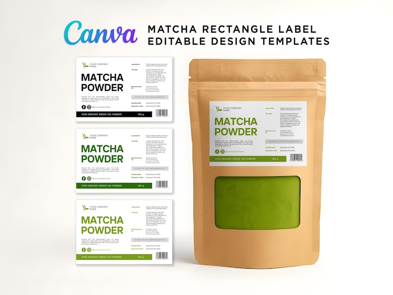 Matcha Labels,
Matcha Tea Pouch Packaging,
Matcha Powder Package,
Matcha Stickers,
Matcha Template,
Matcha Tea Bags,
Matcha Editable Canva
food template,
food pouch labels,
Food Labels,
Snack Label,
Pouch Packaging Label,
Freeze Dried Labels,
Peanut Labels,
Food Packaging Label,
Food template