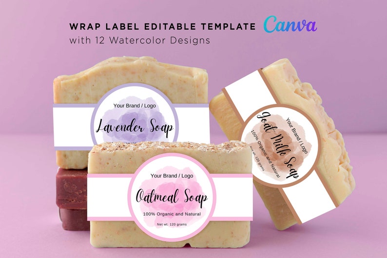 Printable Cigar Band Soap Labels Wrap Cigar Band for Candles Etsy