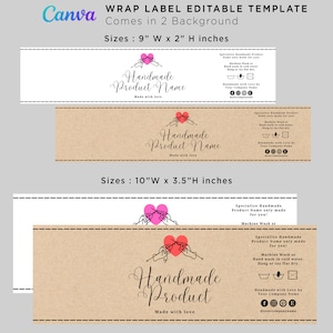 Printable Crochet Labels, Handmade Labels for Knitting, Handmade Label ...
