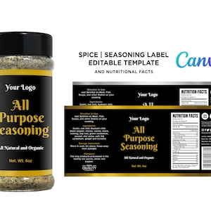 spice wrap label
seasoning label
spice editable label
spice template label
bottle wrap labels
pantry label design
food label template
salt pepper label
salt bottle label
custom pantry label
spice jar labels
pantry wrap labels
labels of clear jar