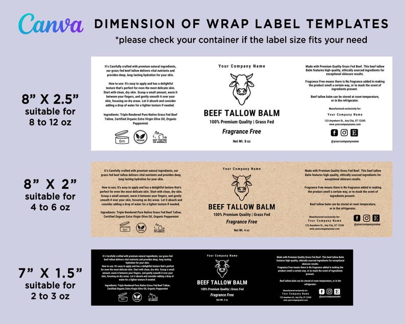 Beef Tallow Balm,
Beef Tallow Jars,
Beef tallow raw,
beef tallows,
Beef Tallow Labels,
Tallow Cream Labels,
Grass Fed Tallow Raw,
Beef Tallow Jar,
Beef tallow wholesale,
beef tallow balm,
beef tallow moisturizer,
beef tallow design,
beef tallow logo,
Premium Grass-Fed Beef Tallow Balm Canva Template,
Natural Skincare Label Design,
 Grass-Fed Skincare Packaging Canva Template,
Wholesale Beef Tallow Balm Label Design,
Canva Template for Bulk Skincare,
Beef Tallow Balm Small Business