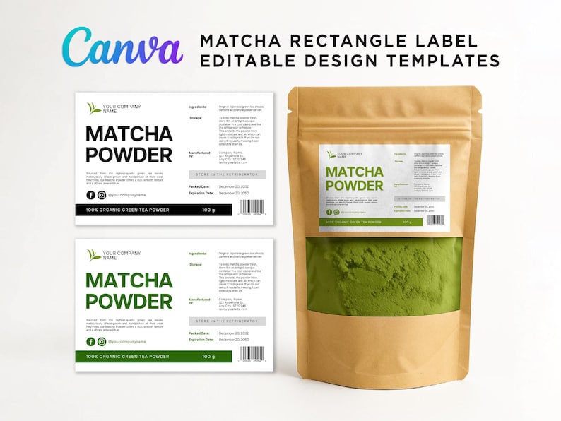 Matcha Labels,
Matcha Tea Pouch Packaging,
Matcha Powder Package,
Matcha Stickers,
Matcha Template,
Matcha Tea Bags,
Matcha Editable Canva
food template,
food pouch labels,
Food Labels,
Snack Label,
Pouch Packaging Label,
Freeze Dried Labels,
Peanut Labels,
Food Packaging Label,
Food template