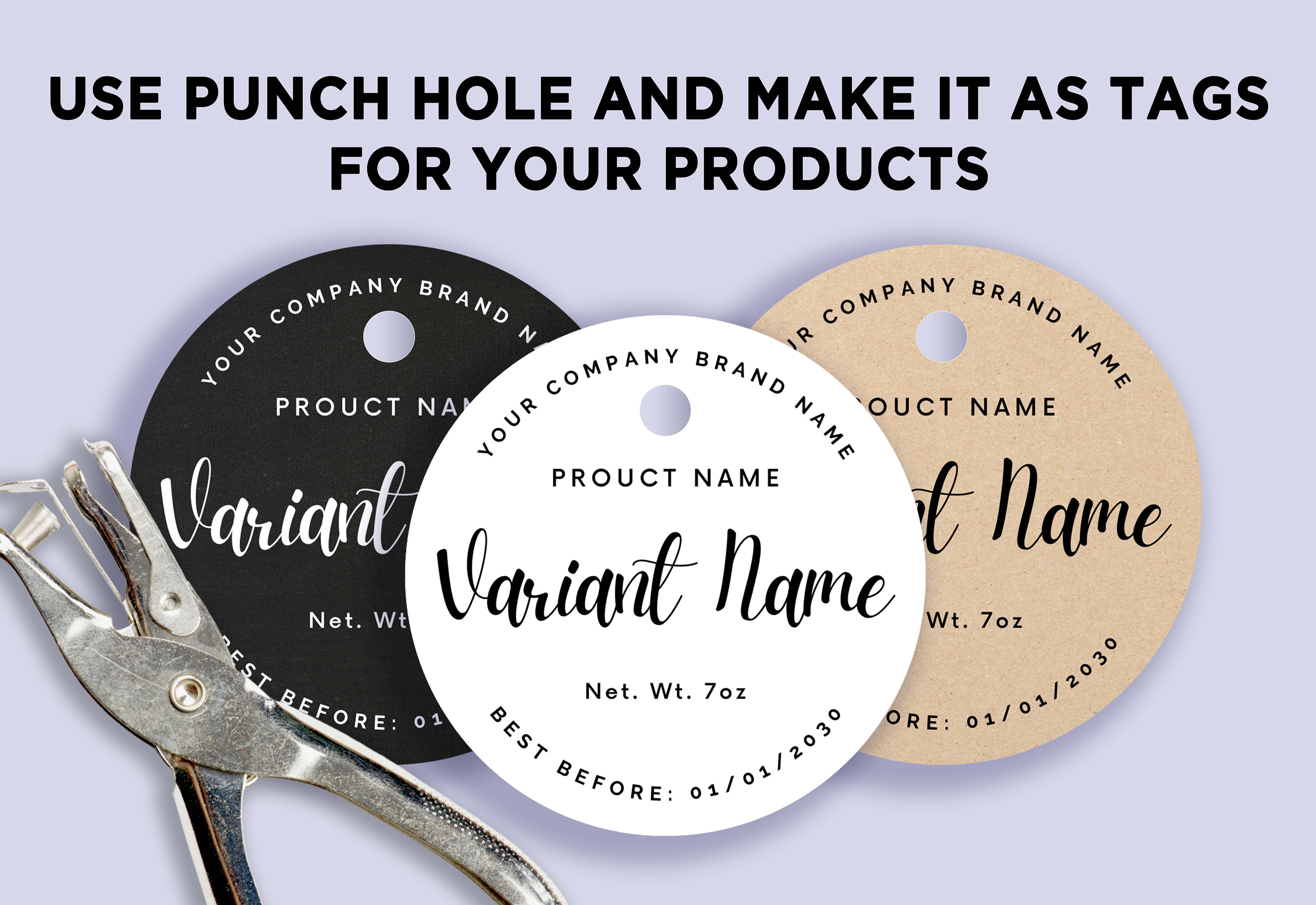 Label For Rounded Box Round Sticker Labels, Round Packaging, Canning Jar Label, Rustic Label ...