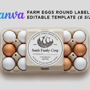 egg label,
egg carton label,
farm fresh eggs,
farm labels,
bakyard chicken,
egg stickers,
egg labels,
egg carton labels,
chicken coop,
chicken farm,
chicken labels,
chicken egg label,
farmers market,
Fresh egg label,
Egg carton label,
Farm fresh eggs Canva template,
Editable egg label,
Organic egg sticker,
Farmhouse label,
Farm Fresh Egg Carton Labels,
Small Business Egg Packaging Design,