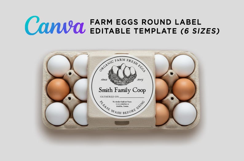 egg label,
egg carton label,
farm fresh eggs,
farm labels,
bakyard chicken,
egg stickers,
egg labels,
egg carton labels,
chicken coop,
chicken farm,
chicken labels,
chicken egg label,
farmers market,
Fresh egg label,
Egg carton label,
Farm fresh eggs Canva template,
Editable egg label,
Organic egg sticker,
Farmhouse label,
Farm Fresh Egg Carton Labels,
Small Business Egg Packaging Design,