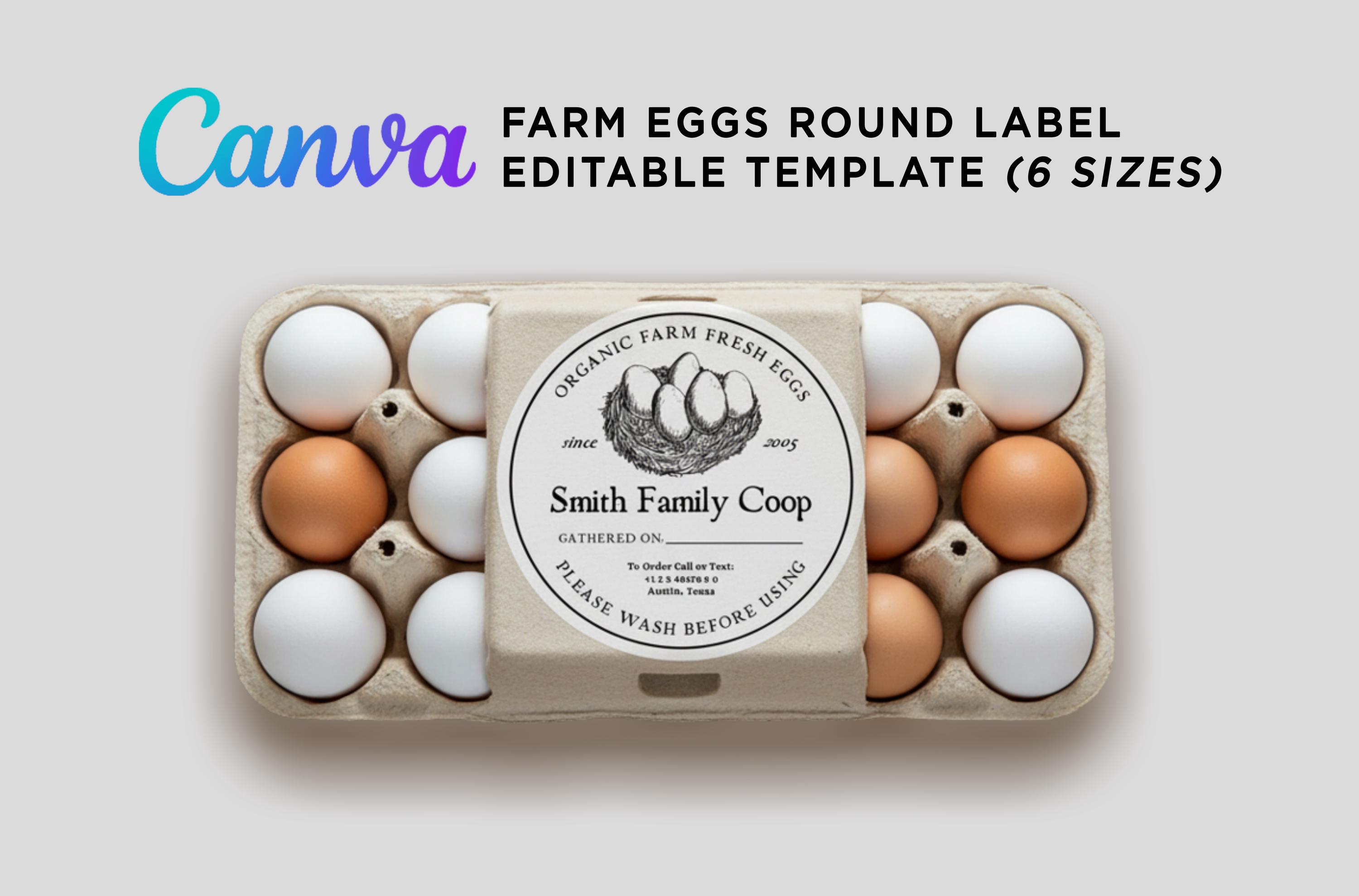 Egg Labels, Farm Fresh Egg Labels, Egg Cartoon Label, Chicken Egg Label ...