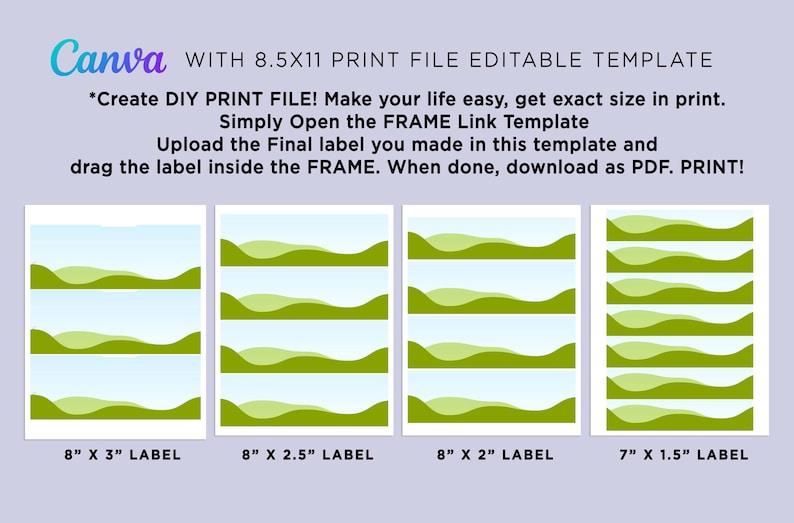 Beef Tallow Balm Label Template: Editable Skincare Packaging (Canva PDF Download image 5