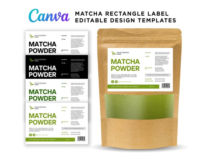 Matcha Labels,
Matcha Tea Pouch Packaging,
Matcha Powder Package,
Matcha Stickers,
Matcha Template,
Matcha Tea Bags,
Matcha Editable Canva
food template,
food pouch labels,
Food Labels,
Snack Label,
Pouch Packaging Label,
Freeze Dried Labels,
Peanut Labels,
Food Packaging Label,
Food template