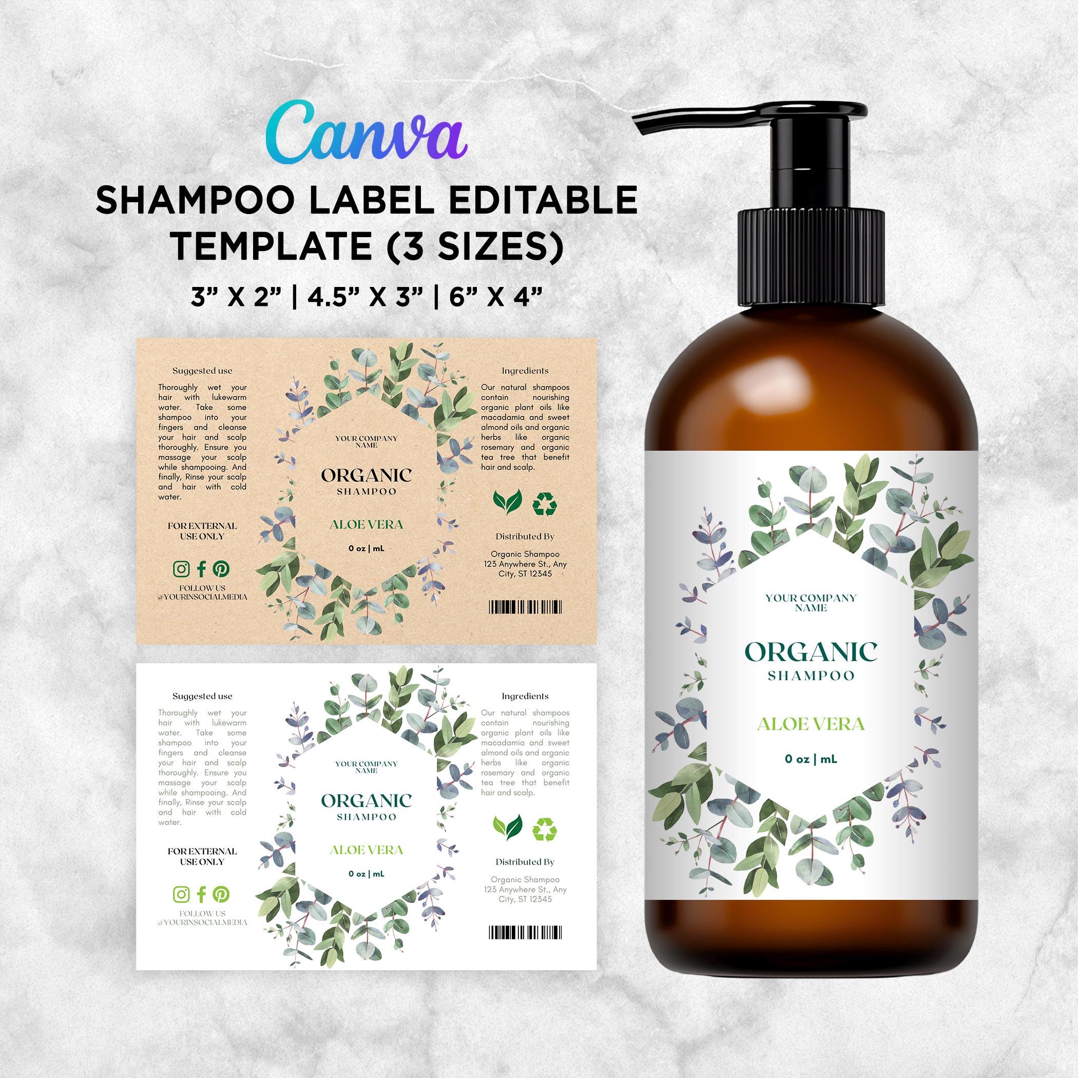 Aesthetic botanical hair products