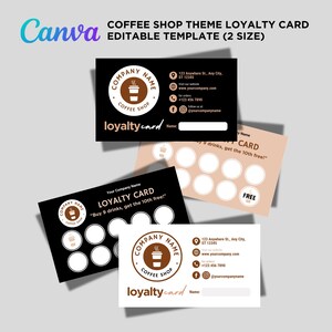 coffee loyalty card
cafe loyalty card
editable template
printable loyalty card
canva loyalty card
small business marketing
customer retention
buy 9 get 1 free
coffee rewards card
digital download

coffee shop card
minimalist design
business card template
DIY loyalty card
template for canva
bakery loyalty card
food truck card
drink rewards card
customizable card
instant download
