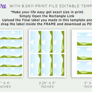 Scrub Wrap Labels, Body Scrub Label Stickers, Bath Scrub Design Labels, Foot Hand Scrub Label, Bath Scrub Wrap Label Editable Template Canva image 7
