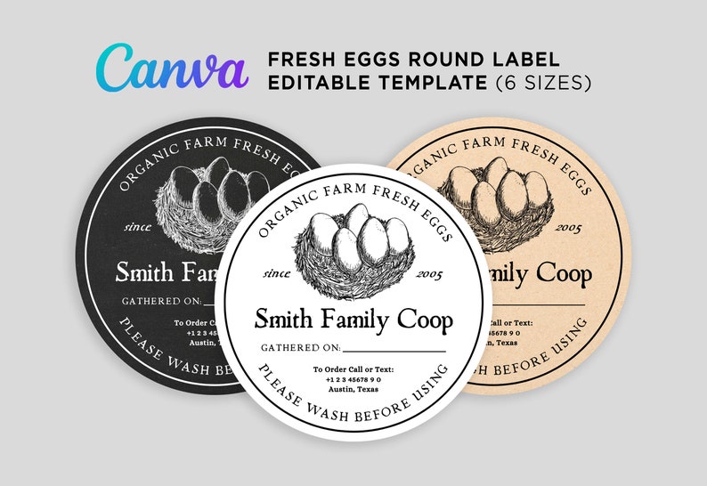 egg label,
egg carton label,
farm fresh eggs,
farm labels,
bakyard chicken,
egg stickers,
egg labels,
egg carton labels,
chicken coop,
chicken farm,
chicken labels,
chicken egg label,
farmers market,
Fresh egg label,
Egg carton label,
Farm fresh eggs Canva template,
Editable egg label,
Organic egg sticker,
Farmhouse label,
Farm Fresh Egg Carton Labels,
Small Business Egg Packaging Design,