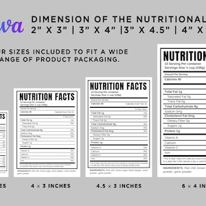 nutrition facts template,
food label template,
printable food label,
editable food label,
canva template,
food product label,
custom label,
packaging design,
nutrition facts label,
nutrition label template,
food packaging label,
nutrition facts,
food label design,
baking business supplies,
food product labeling,
sticker template canva,
food compliance,
Custom Food Products,