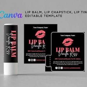 Image 9 for Free Chapstick Label Template